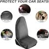 Tryagat Car Seat Cover for MG HS Trophy 2024–2025, Waterproof Terry Towel Seat Protector, Gray view 4