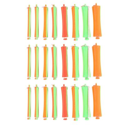 Operitacx Plastic Cold Wave Hair Rollers, 80 Pieces, Random Color