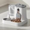 2-in-1 Cat Food and Water Dispenser with Large Tank view 2