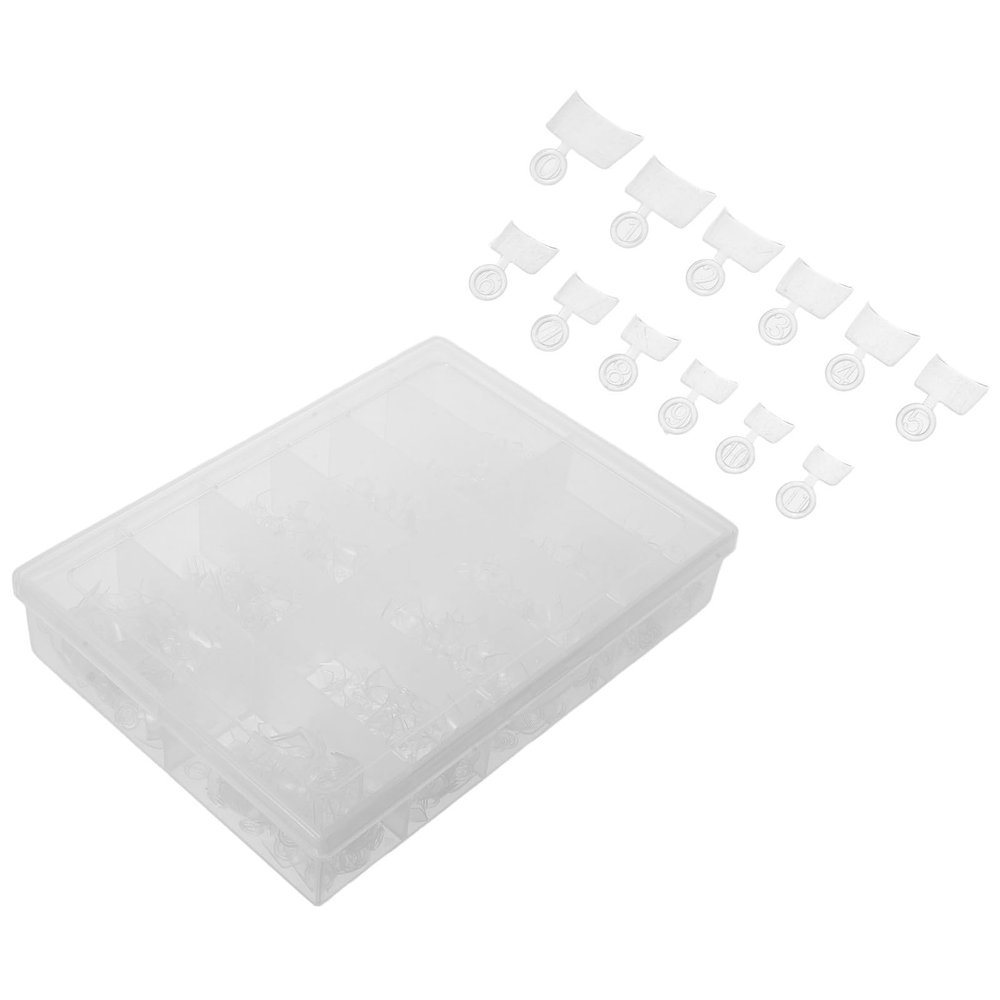 Matte Acrylic Nail Tips, Extra Short, Half Tips, 600 pcs