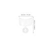 Matte Acrylic Nail Tips, Extra Short, Half Tips, 600 pcs view 2