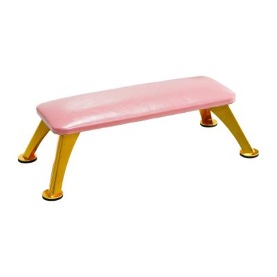 TISHITA Nail Armrest, Pink with Gold Legs