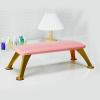 TISHITA Nail Armrest, Pink with Gold Legs view 4