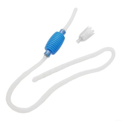 Aquarium Vacuum Pump Gravel Cleaner, Siphon Water Change Pump with 1.43 m Hose