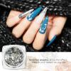 ROCKPOEM Gold Leaf for Nail Art, 3D Gold and Silver Nail Foil Flakes view 3