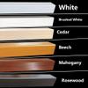 PVC Corner Protector with Wood Grain, L-Shape, Mahogany, 100 cm (39 in) view 2