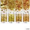 ROCKPOEM 4 Bottles Gold Leaf, Gold Flakes, Glitter, Sequins for DIY Projects, Resin, Nail Design and Jewelry Making view 4