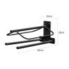 Wall-Mounted Saddle Rack for Horse Stables, Steel Saddle Storage Organizer view 3