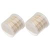 STOBAZA Natural Loofah Sponges, Round, White, 20 Pieces for Facial Cleansing, Gentle Exfoliation and Makeup Removal view 1
