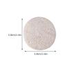 STOBAZA Natural Loofah Sponges, Round, White, 20 Pieces for Facial Cleansing, Gentle Exfoliation and Makeup Removal view 2