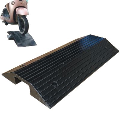 Threshold Ramp with Cable Channels for Wheelchairs and Mobility Scooters