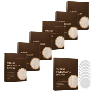 Microneedle Self-Tanning Patches, Sunless, Even Streak-Free Tan