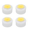 WGFOIP Flower-Shaped Hummingbird Feeders, Handheld Mini Bird Feeders, 4-Pack, Yellow view 1