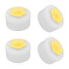WGFOIP Flower-Shaped Hummingbird Feeders, Handheld Mini Bird Feeders, 4-Pack, Yellow view 2