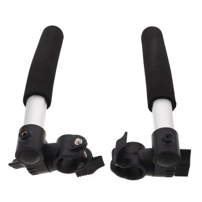 BETOOKY Wheelchair Handle Extensions, Easy Installation, Stainless Steel and Plastic, for Wheelchairs in Elder Care and Hospitals