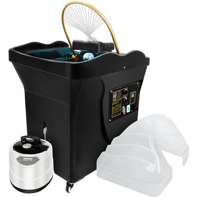 Thermostatic Shampoo Basin with Water Circulation, Portable 60 L Constant-Temperature Head Spa & Hair Washing Basin for Salons
