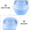 Healifty 2-Piece Baby Powder Puff Container Set, PP, Plush, Large Capacity, One-Hand Operation view 3