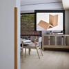 Wood Corner Guard, L-Shaped Wall Edge Protector, Beige, 80 x 2.5 cm view 2