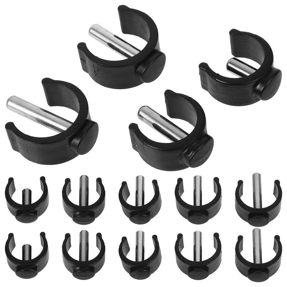 SHOWERORO 20-Piece Adjustable C-Shaped Clamps for 22/25/28 mm Walking Sticks