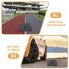 Angoily Portable Plastic Step Ramp with Non-Slip Surface, Black view 3