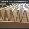 Bathtub Tray and Cover, White Wood Grain, 0.7 cm Thick, 120 x 70 cm view 4