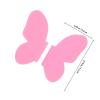 Lurrose Butterfly Cabinet Handles, 1 Pair, Smooth Metal Surface view 2