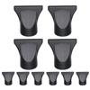FESTFENDS 10-Piece Hair Dryer Nozzle Attachments, PP and PC, Black view 1