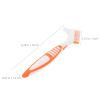 TIDTALEO 2-Piece Professional, Easy-to-Use Denture Cleaning Brush Set with White Portable Case view 2