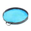 Toy Organizer Play Mat for Kids, 66.8 x 66.8 x 7 cm, Foldable Storage Basket with Carry Handles, Large-Capacity Play Area Cleanup Bag, Multipurpose Room Organization System | Preschool view 1