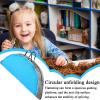 Toy Organizer Play Mat for Kids, 66.8 x 66.8 x 7 cm, Foldable Storage Basket with Carry Handles, Large-Capacity Play Area Cleanup Bag, Multipurpose Room Organization System | Preschool view 4
