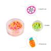 VOSAREA 12 Lightweight Polymer Clay Fruit Slices for DIY Manicures view 4