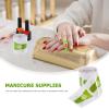 100 Green Paper Nail Forms for UV Gel Extensions view 3