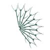 Mingzhe Adjustable Plant Support Stakes for Healthy Vertical Growth Indoors and Outdoors, Green PS Plastic, 5-Pack (10-Pack) view 2