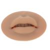 5D Silicone Makeup Practice Face Form in Coffee for Professionals view 1
