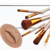 5D Silicone Makeup Practice Face Form in Coffee for Professionals view 4