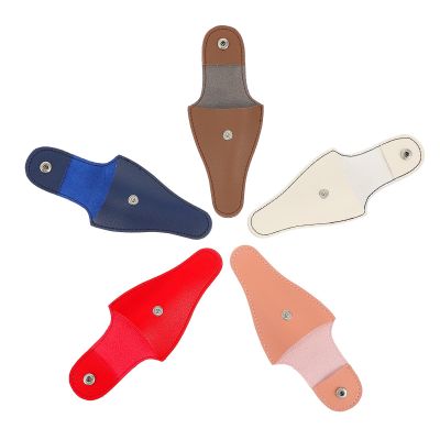 Hemobllo Cuticle Nipper Pouches and Scissor Holder Cases, 5-Piece PU Set, Random Styles