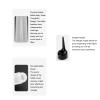 Denash Hair Dye Applicator Bottles, 260 mL Straight Tip and 150 mL Angled Tip, 2-Piece Set view 2