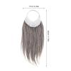 INOOMP 30-Piece Practice Hair Highlighting Set, 70% / 30% White, for Color Demonstrations and Salon Stylist Practice view 2
