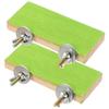 Rectangular Bird Platforms for Birdcages, Green view 1