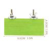 Rectangular Bird Platforms for Birdcages, Green view 2
