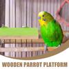 Rectangular Bird Platforms for Birdcages, Green view 3