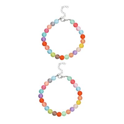 LIGHTAOTAO 2-Piece Pet Collars for Small Dogs with Colorfast Resin Technology, Fashionable and Versatile for Photoshoots and Parties