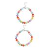 LIGHTAOTAO 2-Piece Pet Collars for Small Dogs with Colorfast Resin Technology, Fashionable and Versatile for Photoshoots and Parties view 1