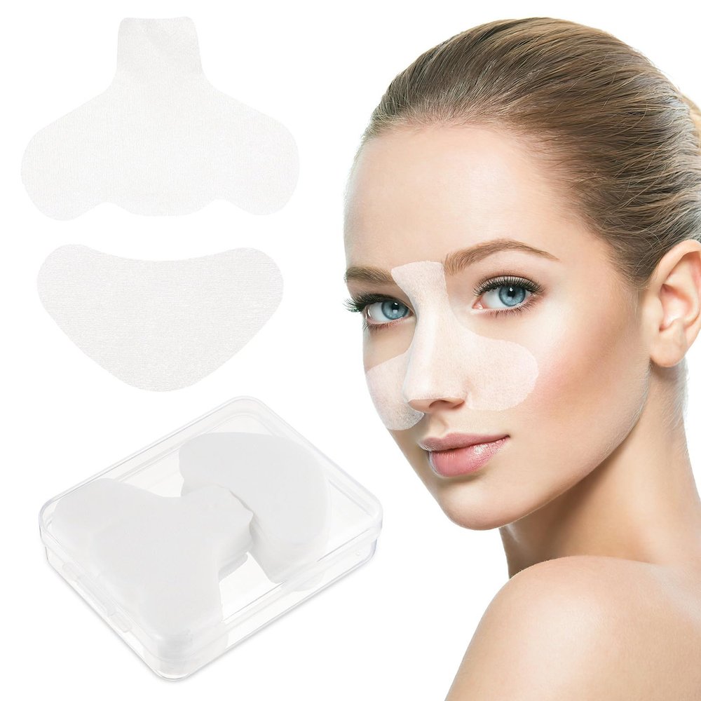 CAXUSD Hydrocolloid Cotton Nose Strips, 200 Pieces