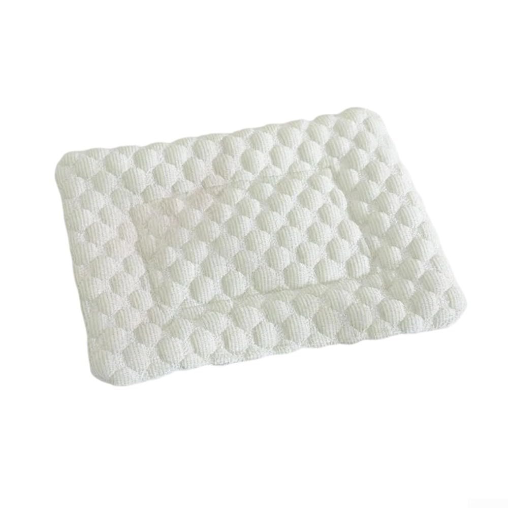 Dolvitrny Ice Sense Cooling Mat for Small Pets, Quilted Mesh Summer Bed for Hamsters, Guinea Pigs and Rabbits, Small, 21 x 16 cm, Green