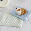 Dolvitrny Ice Sense Cooling Mat for Small Pets, Quilted Mesh Summer Bed for Hamsters, Guinea Pigs and Rabbits, Small, 21 x 16 cm, Green view 3