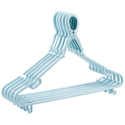 balacoo Windproof Plastic Hangers with Clips, 5-Pack