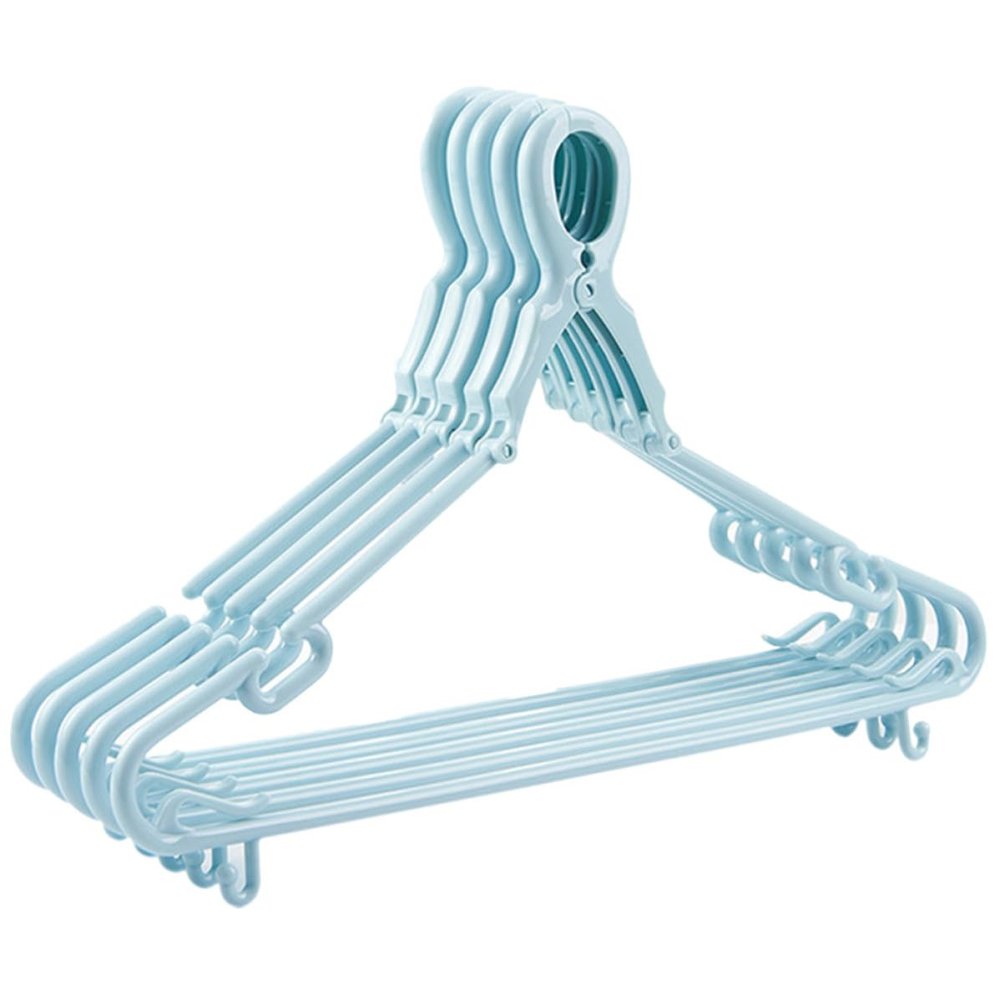 balacoo Windproof Plastic Hangers with Clips, 5-Pack