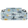 decor gift Stroller Cup Holder, Summer Palms, Blue Stripes view 1