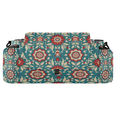 Decor Gift William Morris Floral Cyan Stroller Organizer Diaper Bag with Basket